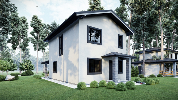 Проект дома DBT 549 - 2 Двухэтажные дома в Украине