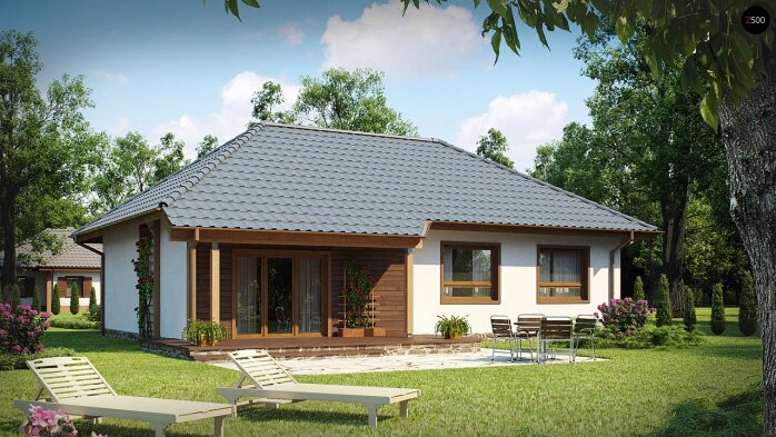 Проект дома U69 - 1 Одноэтажные дома в Украине