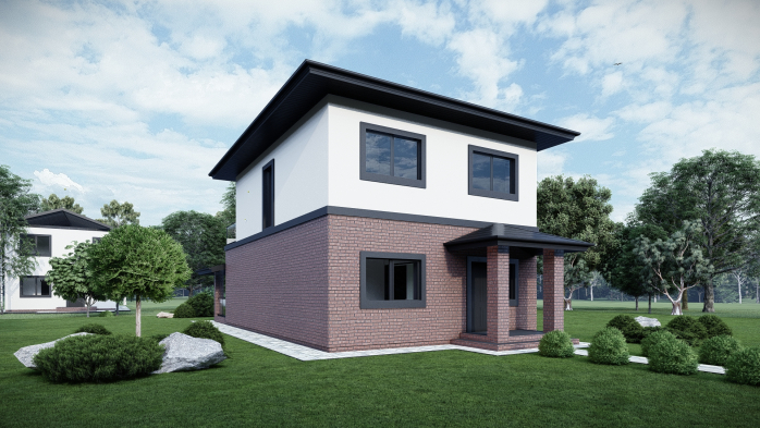 Проект дома DBT 589 - 2 Двухэтажные дома в Украине