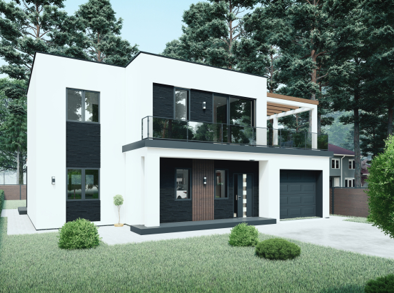 Проект будинку для однієї сім'ї DBT 262