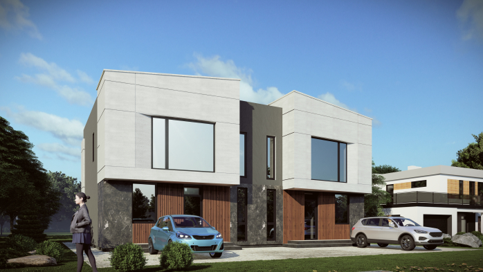 Проєкт будинку DBT 656 - Двоповерхові дома в Україні