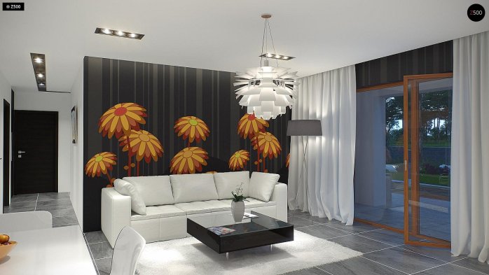 Проект дома Ux102 - 14 Одноэтажные дома в Украине