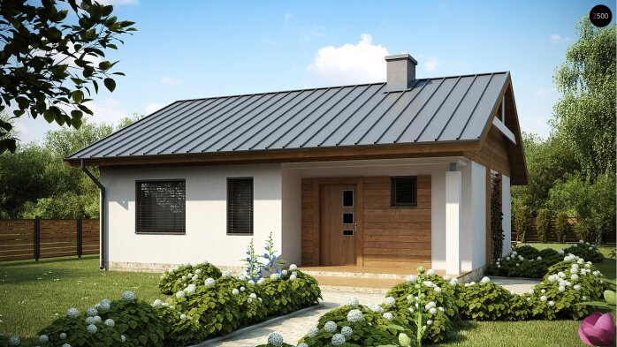 Проект дома U78 - 1 Одноэтажные дома в Украине