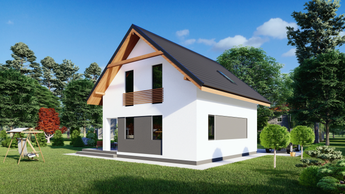 Проект дома DBT 417 - 3 Двухэтажные дома в Украине