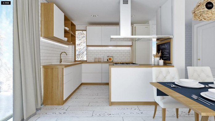 Проект дома U292 - 7 С мансардным этажом дома в Украине