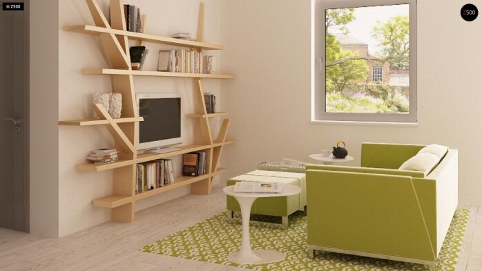 Проєкт будинку U126 - З мансардним поверхом дома в Україні