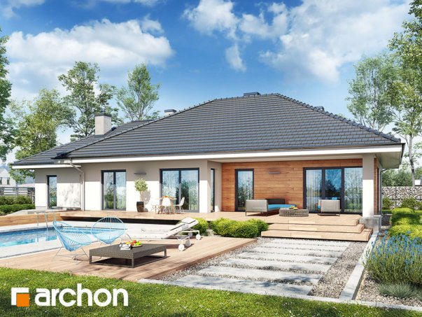 Проект дома Дом в альвах 4 (Г2) - 1 Одноэтажные дома в Украине