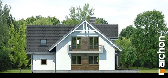 Проєкт будинку Будинок в рододендронах 5 (H) вер.2 - З мансардним поверхом дома в Україні