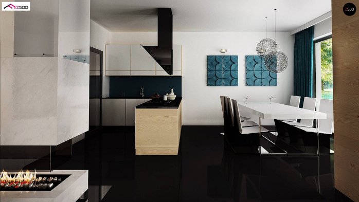 Проєкт будинку Ux151 - Двоповерхові дома в Україні