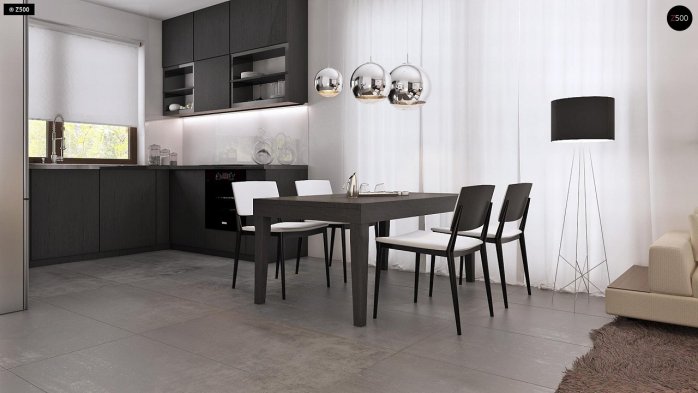 Проєкт будинку U252 - Одноповерхові дома в Україні