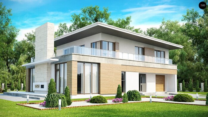 Проект дома Ux21 - 1 Двухэтажные дома в Украине