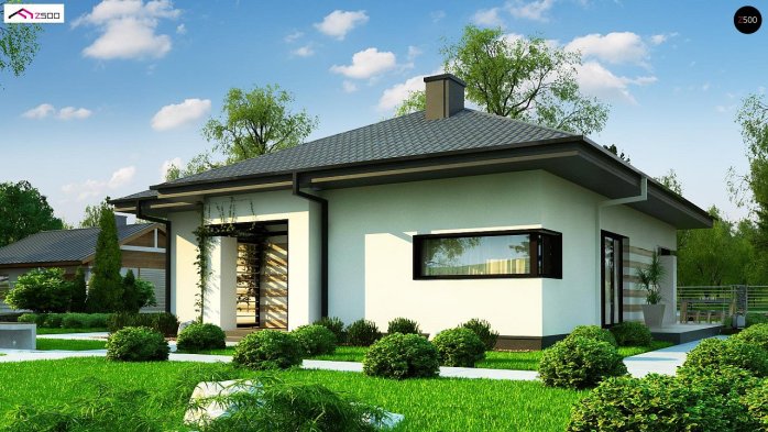 Проєкт будинку U383 - Одноповерхові дома в Україні