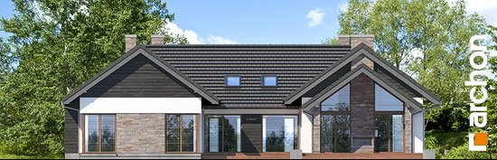 Проект дома Дом в кливиях 4 (Г2) - 6 С мансардным этажом дома в Украине