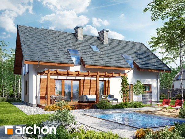 Проект дома Дом в лиметках 2 (Г2) - 1 С мансардным этажом дома в Украине