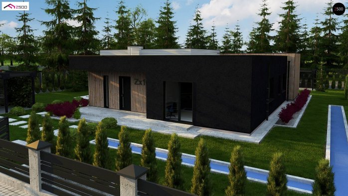 Проєкт будинку Ux161 - Одноповерхові дома в Україні