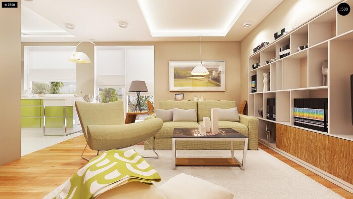 Проект дома U78 - 3 Одноэтажные дома в Украине