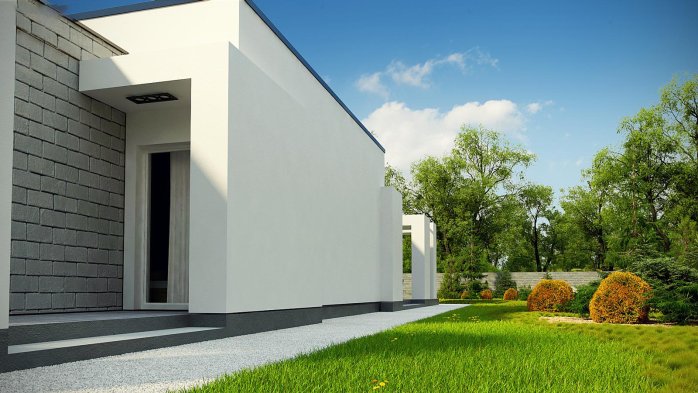 Проект дома Ux69 v1 - 5 Одноэтажные дома в Украине