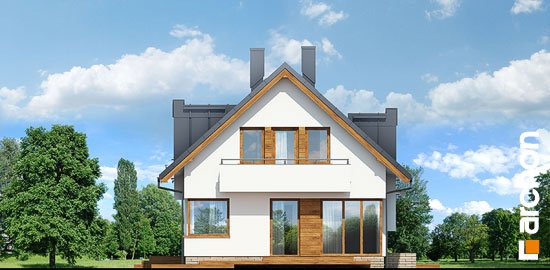 Проект дома Дом в амариллисах вер.2 - 5 С мансардным этажом дома в Украине