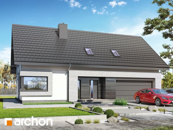 Проект дома Дом в гвоздиках (Г2) - 1 С мансардным этажом дома в Украине