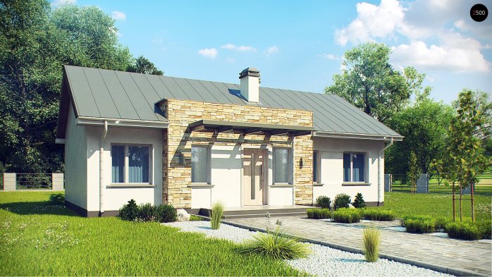 Проєкт будинку U309 - Одноповерхові дома в Україні