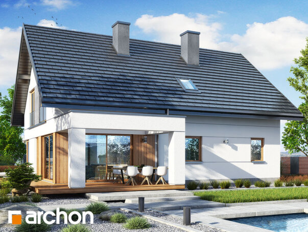 Проєкт будинку Будинок в айдаредах 11 - З мансардним поверхом дома в Україні