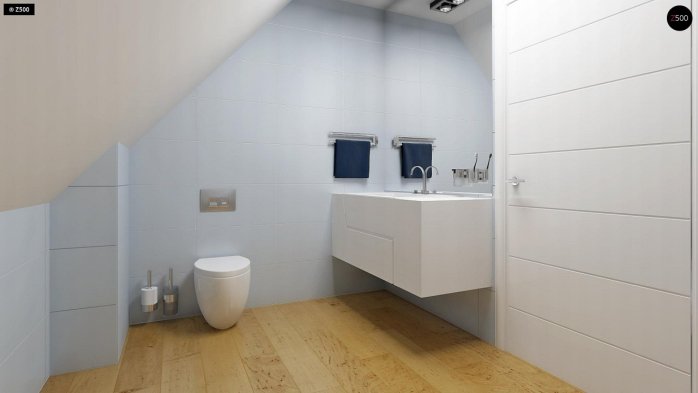 Проект дома U43 - 14 С мансардным этажом дома в Украине