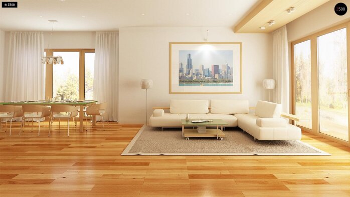 Проєкт будинку U158 - Одноповерхові дома в Україні