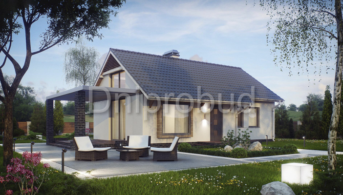 Одноповерховий будинок у селі Глібівка