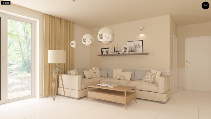 Проєкт будинку U136 GP - Одноповерхові дома в Україні