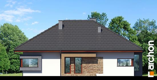 Проект дома Дом под красной рябиной (Н) вер.2 - 3 Одноэтажные дома в Украине