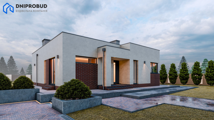 Проєкт будинку DB 52 - Одноповерхові дома в Україні