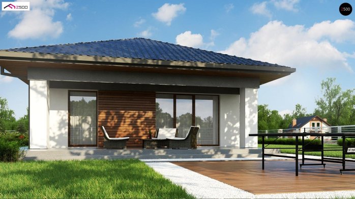 Проєкт будинку U363 - Одноповерхові дома в Україні