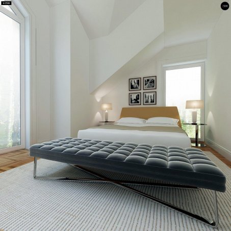 Проект дома U226 - 15 С мансардным этажом дома в Украине