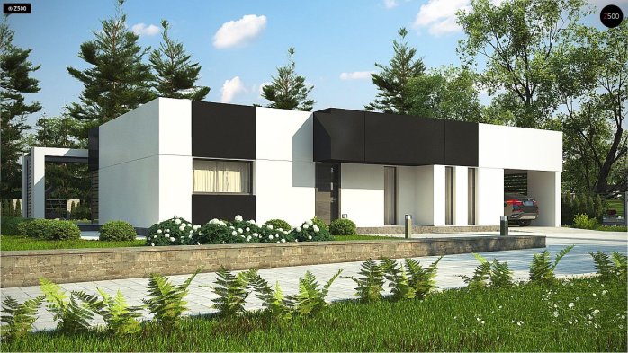 Проєкт будинку Ux150 - Одноповерхові дома в Україні