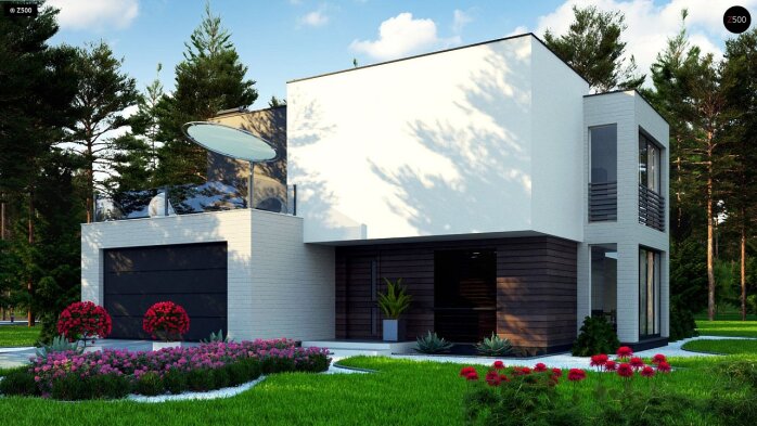 Проєкт будинку Ur17 A - Двоповерхові дома в Україні