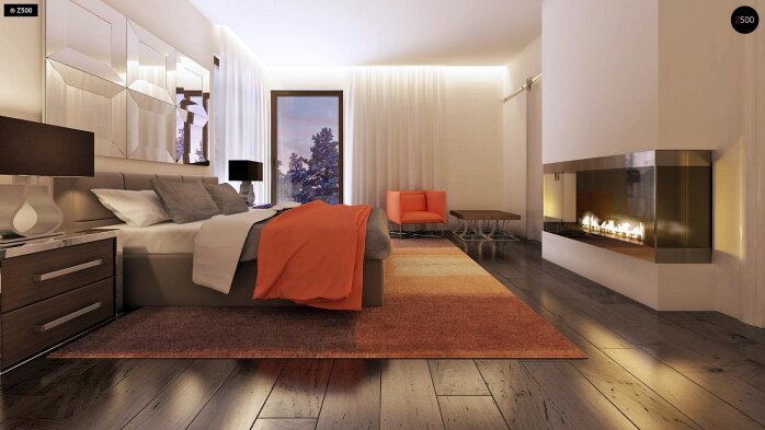 Проект дома Ux45 - 29 Двухэтажные дома в Украине