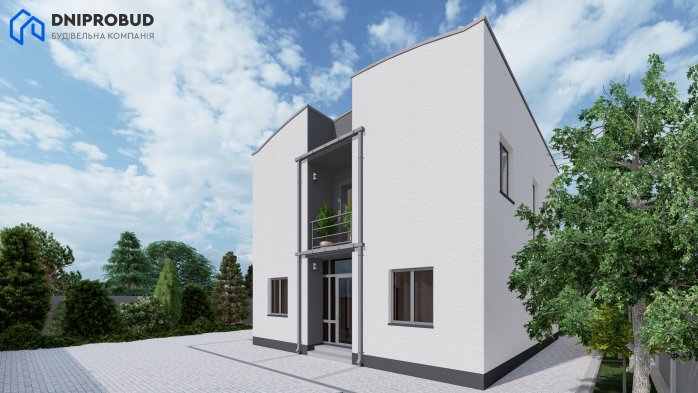 Проект дома Db 25 - 3 Двухэтажные дома в Украине