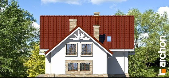 Проєкт будинку Будинок в орегано вер.2 - З мансардним поверхом дома в Україні