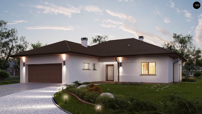 Проєкт будинку U311 - Одноповерхові дома в Україні