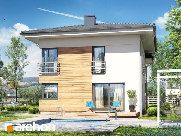 Проєкт будинку Будинок в мирті 5 - Двоповерхові дома в Україні