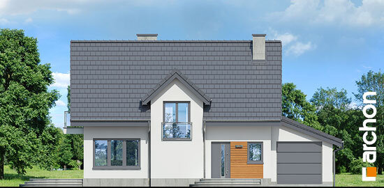 Проект дома Дом в солодках (Г) вер.2 - 3 С мансардным этажом дома в Украине