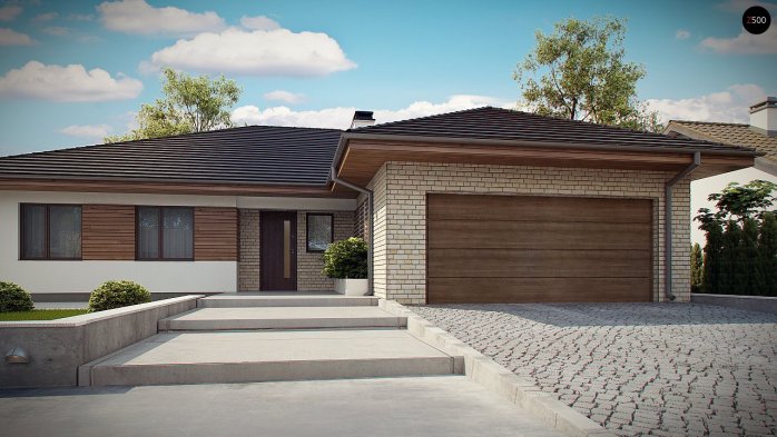 Проєкт будинку U301 - Одноповерхові дома в Україні