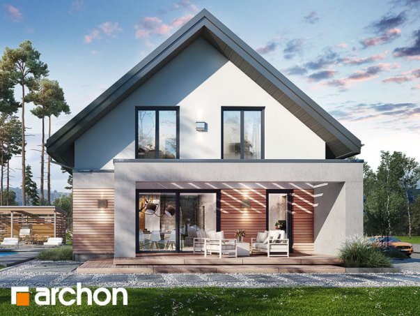 Проєкт будинку Будинок в мандевілі 2 - З мансардним поверхом дома в Україні