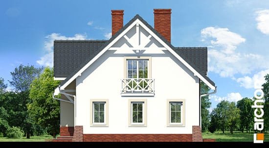 Проект дома Дом в горошке 4 вер.2 - 4 С мансардным этажом дома в Украине