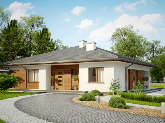 Проект будинку на 3 спальні Z321 v1
