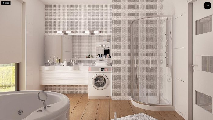 Проект дома Ux116 - 23 Одноэтажные дома в Украине