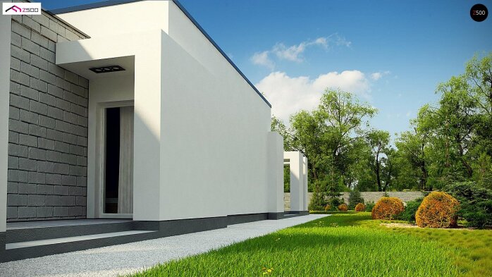 Проєкт будинку Ux69 - Одноповерхові дома в Україні