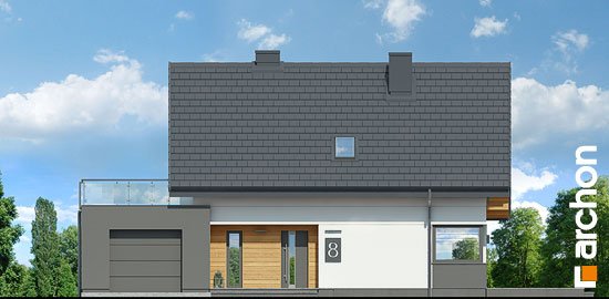 Проект дома Дом в малиновках (Г) - 3 С мансардным этажом дома в Украине