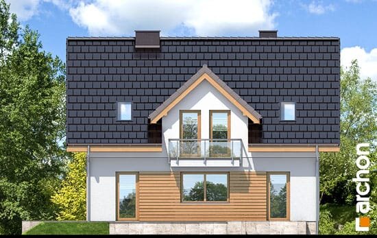 Проект дома Дом в клубнике 3 - 6 С мансардным этажом дома в Украине