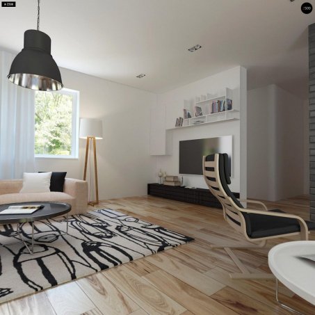 Проект дома U89 - 5 С мансардным этажом дома в Украине